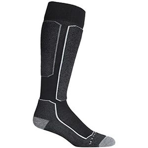 Icebreaker Overthe Calf ski-sokken, licht, van wol, voor heren, zwart.
