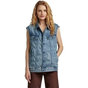 G-STAR RAW Jas van oversized denim voor dames, blauw (Sun Faded Air Force Blue B988-C947), XS, blauw (Sun Faded Air Force Blue B988-C947)