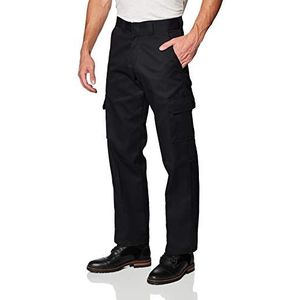 Dickies Cargobroek voor heren, losse werkbroek met rechte snit, professionele Utility broek, zwart.
