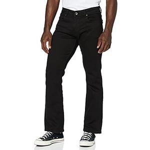 Enzo Heren bootcut jeans, zwart (black blk), 40 W/32 L, Zwart