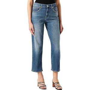 7 For All Mankind Damesjeans, middelblauw, 30 W, Medium Blauw