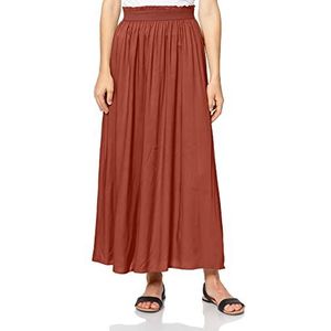 ONLY Onlvenedig Paperbag Long Skirt Wvn Noos dames Rok, rood (henna), XL