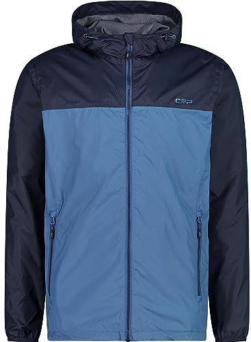 CMP - Waterdichte jas met capuchon voor heren, stoffig blauw, 46