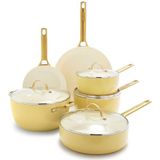 Greenpan Padova Reserve Sunshine Yellow 10-delige pannenset