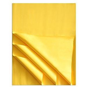 Carte Dozio - Lichtgeel zijdepapier – 50 vellen per verpakking – F.to 76 x 100 – 21 g/m²