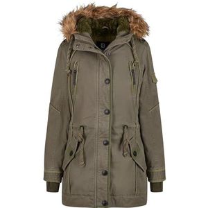 Brandit Dames Nila Winterparka winterjas voor dames, Olijf