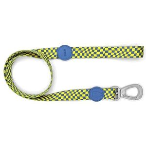 MORSO® Laisse pour chiens de petite taille, taille S 120 cm, jaune et bleu clair