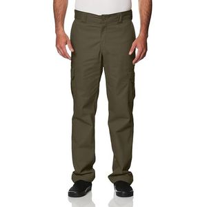 Dickies Heren Stretch Straight Twill Cargobroek, Groen schuim.