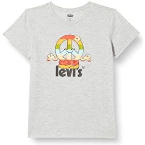 Levi's Kids Lvg T-shirt met korte mouwen voor meisjes, 10-16 jaar, Lichtgrijs