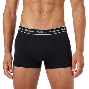 Pepe Jeans Nauwsluitende zwembroek voor heren (verpakking van 3 stuks), zwart.