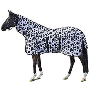 HKM koe paard deken zwart/wit 135