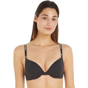 Calvin Klein Push-up beha voor dames, zwart, 90C, zwart.