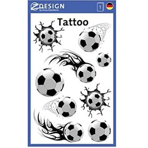 Avery Zweckform Tattoos 76 x 120 mm meerkleurig 1BG voetbal