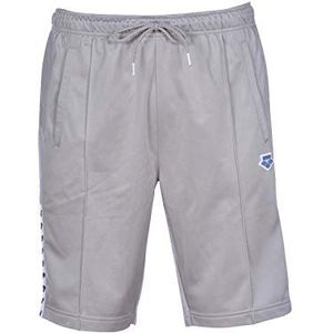 ARENA Team Unisex shorts voor volwassenen (1 stuks), Grijs (zilver/wit/navy)