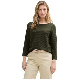 TOM TAILOR 1045481 trui voor dames, 10920 - Diepbos groen, XL