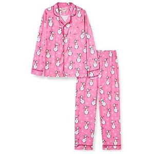 Hatley button down pajama set voor meisjes, Happy Snow Girls