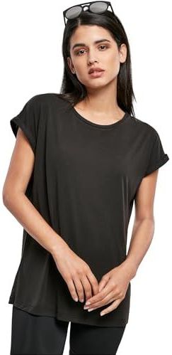 Urban Classics - Extended Shoulder Dames T-shirt - Zwart