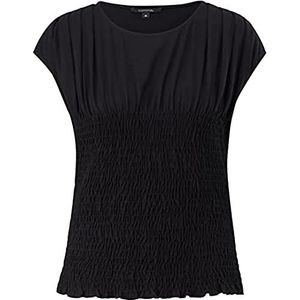 comma t-shirt dames, 999 zwart