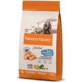 Nature's Variety Selected - Droogvoer voor volwassen honden met Noorse zalm zonder randen, 12 kg
