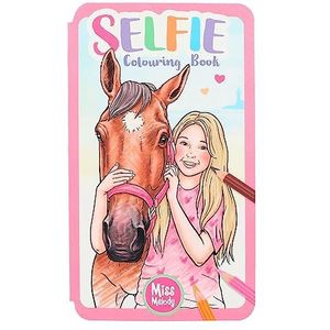 Depesche Miss Melody 12490 kleurboek met grappige paardenmotieven, 30 pagina's, kleurboek met stickers
