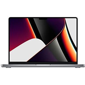 2021 Apple MacBook Pro (14 inch, Apple M1 Pro chip met 8 Core CPU en 14 Core GPU, 16GB RAM, 512GB SSD) Space Grey