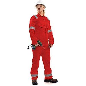 Wurzeln Original Ro13090 °F vlam buster Nordic dames werkbroek maat 42/16 rood