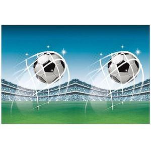 Procos - Plastic tafelkleed voetbal voetbal fans party (180 x 120 cm), meerkleurig, 93748