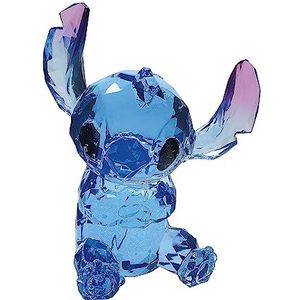 Enesco Facets Disney figuur Lilo en Stitch zittend blauw 15,2 cm