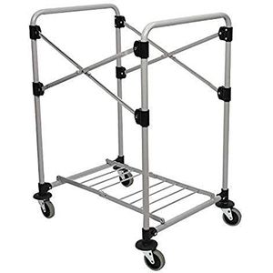 Rubbermaid Commercial Products 1871643 X-Cart Trolley, opvouwbaar, frame, 150 l, grijs