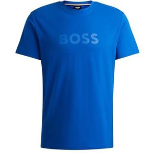 BOSS Rn T-shirt voor heren, strand, 1 stuk, Medium Blauw 423