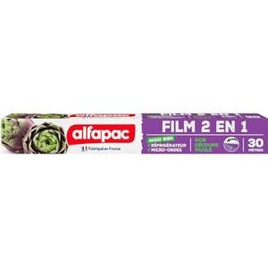 Alfapac - Multifunctionele folie, 30 m, koelkast en magnetron, gemaakt in Frankrijk