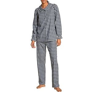 CALIDA Pyjama boutonné femme, Bleu lapis foncé., 50-52