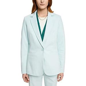 ESPRIT Collection Punto Mix + Match Jersey Blazer, Light Aqua Green