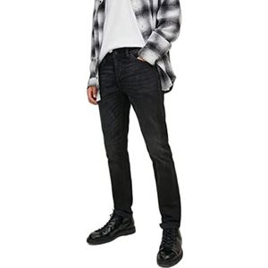 JACK & JONES Male Slim Fit Jeans Glenn Fox GE 624, Zwarte jeans
