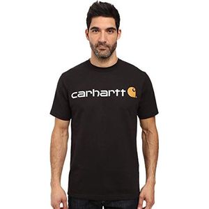 Carhartt T-shirt met korte mouwen, met grafisch logo, voor heren, zwart.