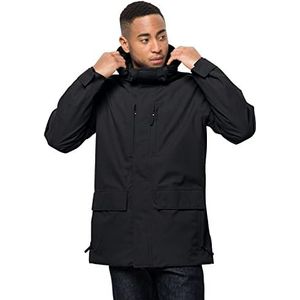 Jack Wolfskin West Coast Outdoorjas Heren - Black - Maat S