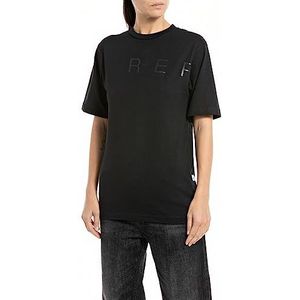 Replay T-shirt pour femme, Noir (098), S