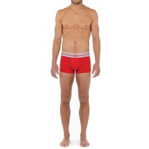 HOM Boxer Court Tie Break Trunks heren, Rood