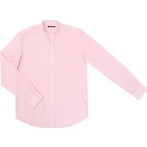 Gianni Lupo Camicia Basica overhemd voor heren, roze, M-XXL EU, roze, M-XXL, Roze