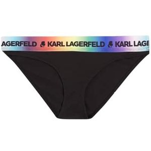 KARL LAGERFELD K/Pride korte brief, dames, zwart, XXL, zwart.