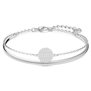 Swarovski gember armband collectie, M, Kristal