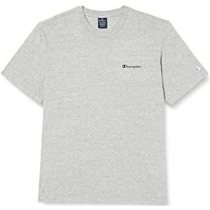 Champion Legacy American Classics Small Logo S/S T-shirt voor heren, grijstinten, M, Grijze tinten