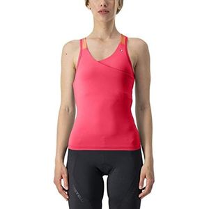 CASTELLI Solaris Top T-shirt voor dames, Hibiscus / Soft Orange