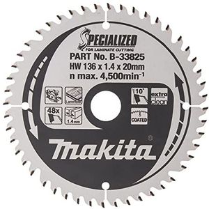 Makita Specialized B-33825 zaagblad 48 tanden 136 x 20 mm
