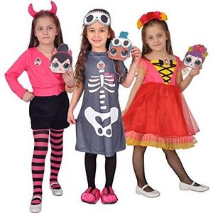 Ciao - L.O.L. Surprise! Spooky Squad jurk Halloween origineel meisje (maat 6-9 jaar) met bijpassende accessoires