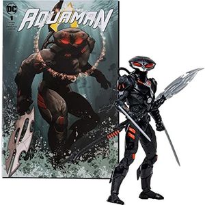 DC Direct Page Punchers actiefiguur & stripboek Black Manta (Aquaman) 18 cm