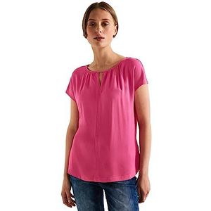 Street One A320130 zomer T-shirt voor dames, Bessen roze