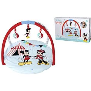 Nicotoy 6315871846 Disney Mickey & Minnie speelmat, 57 x 13 x 37 cm, diameter 90 cm