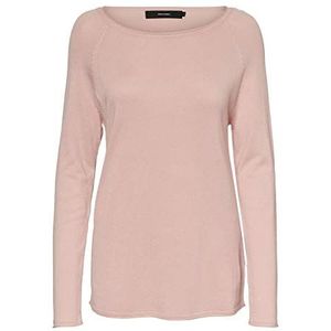 Vero Moda Dames pullover VMNELLIE GLORY LS LONG BLOUSE NOOS, sepia rose, S