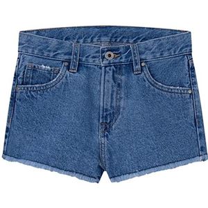 Pepe Jeans Patty Shorts voor meisjes, Blauw (Denim-Jr6)